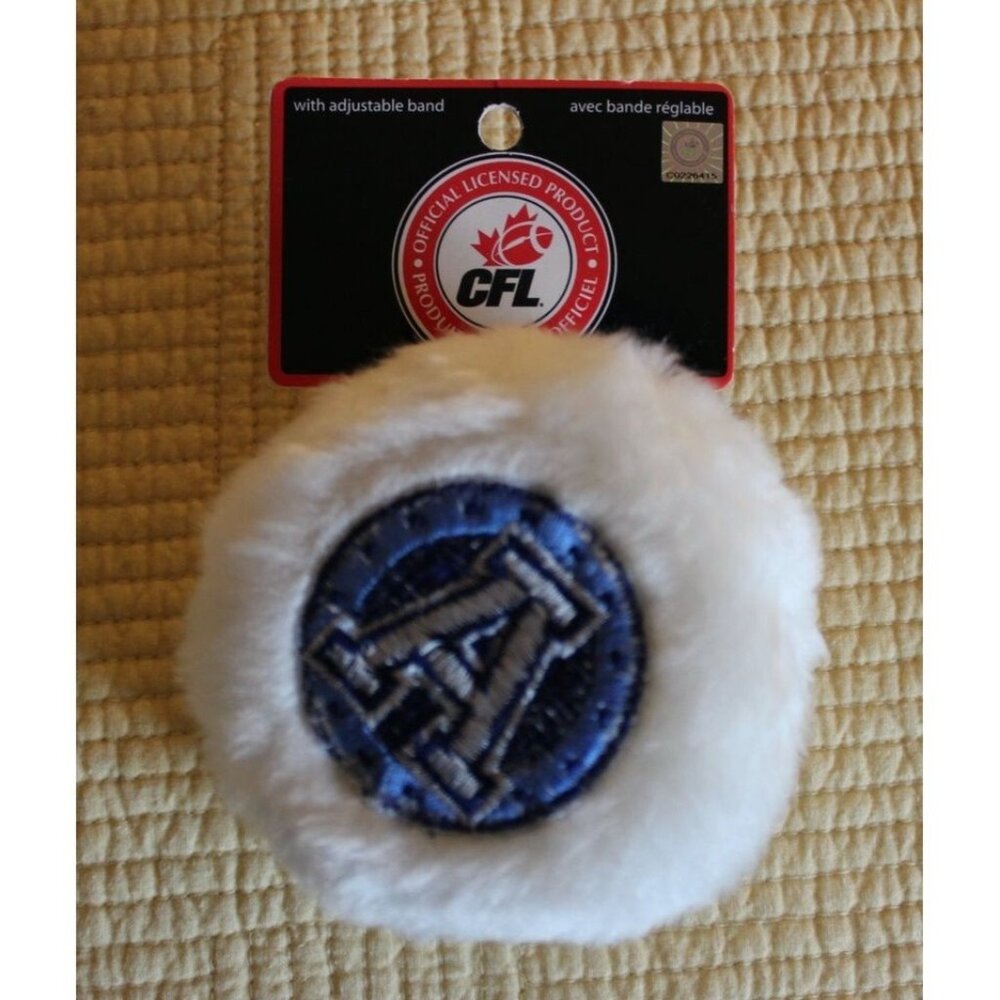 CFL Football Toronto Argonauts CFL Earmuffs Ear warmers Adjustable NEW